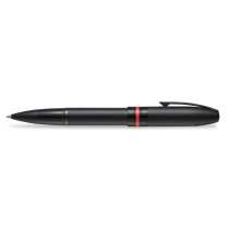 Sheaffer Icon Rollerball Pen - Matte Black Lacquer Red PVD Trim